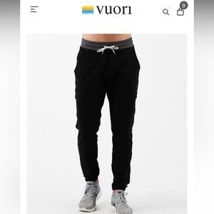 Vuori Balboa sweat pants in Black.  Size Large.